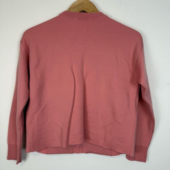 Alice + Olivia Gleeson Rose Appliqué Embellished Pullover Swetaer Size S RARE - Picture 11 of 12